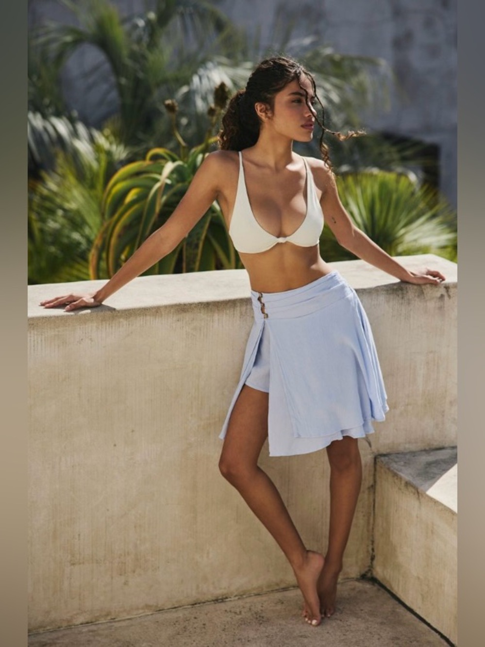 Free People ~ free-est Collection ~ Scarlett Skort ~ XS ~ Blue ~ NWT ** - Picture 12 of 14